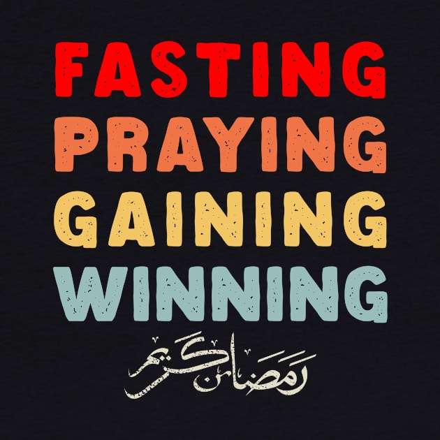 Fasting Praying Gaining Winning by GloriaArts⭐⭐⭐⭐⭐